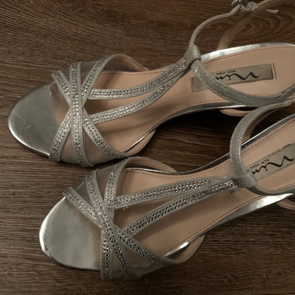 Silver Nina wedge heels - Picture 5 of 7